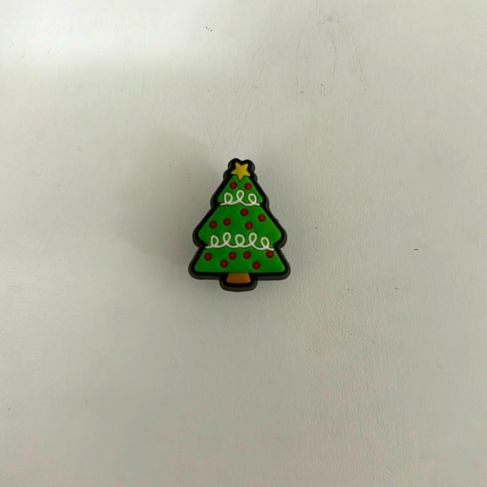 Christmas Tree Croc Charm